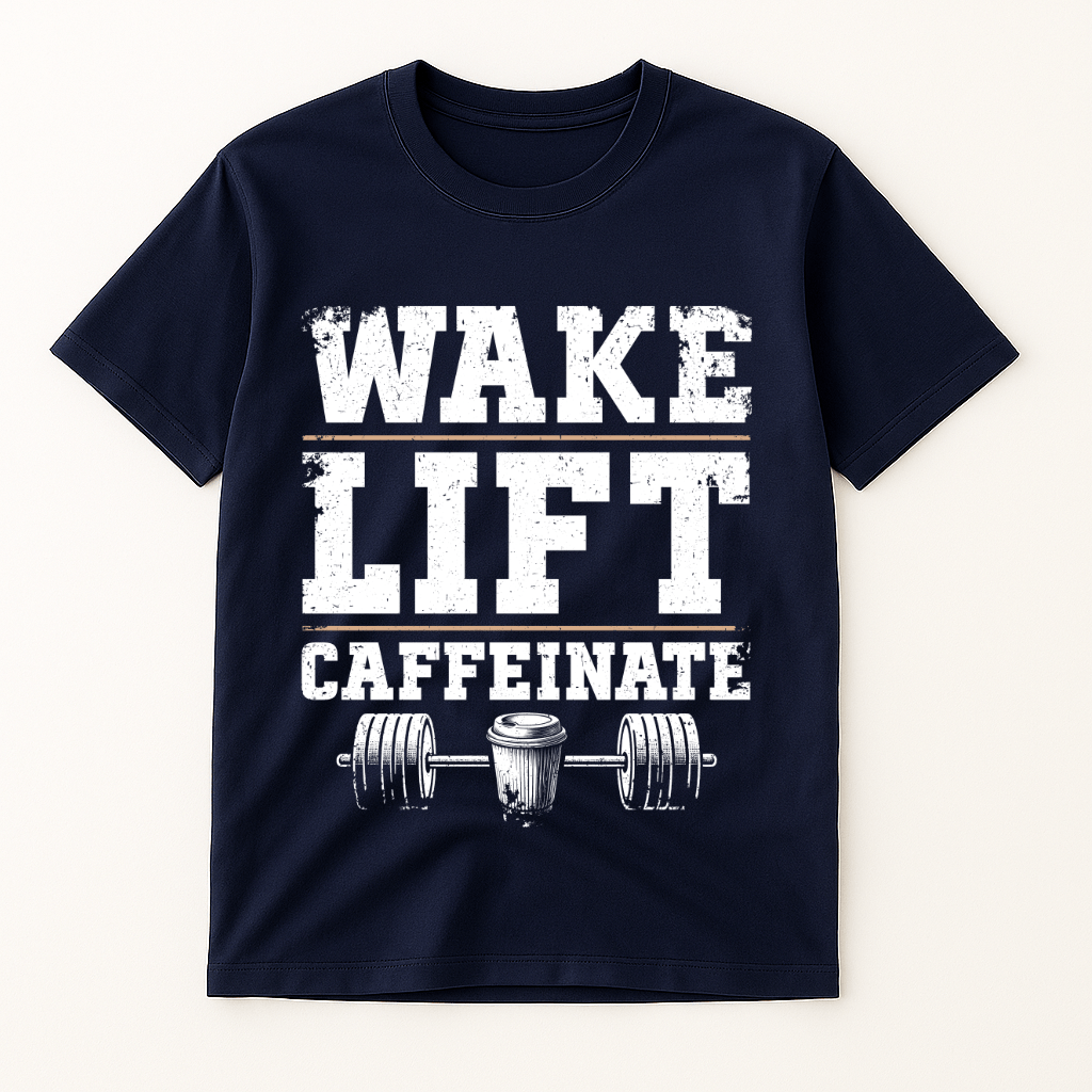 WAKE LIFT CAFFEINATE T-SHIRT