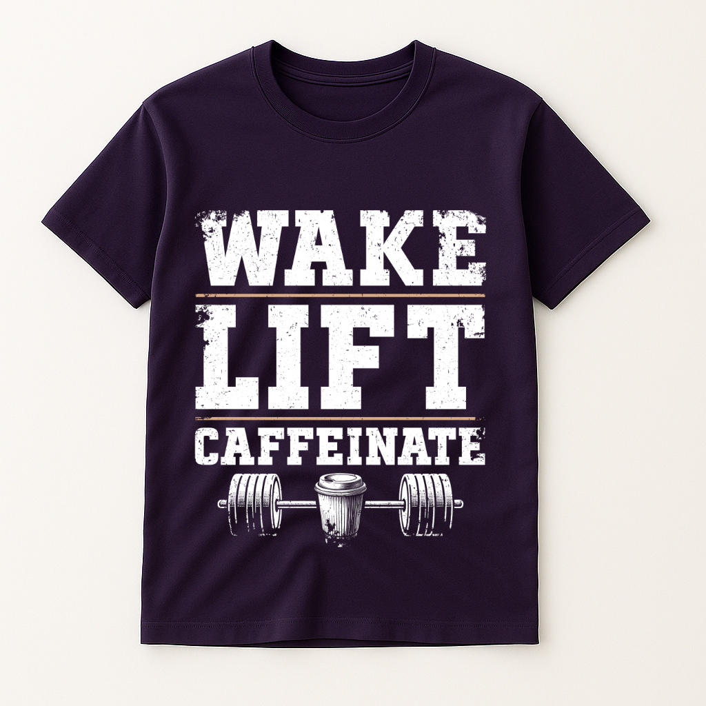 WAKE LIFT CAFFEINATE T-SHIRT