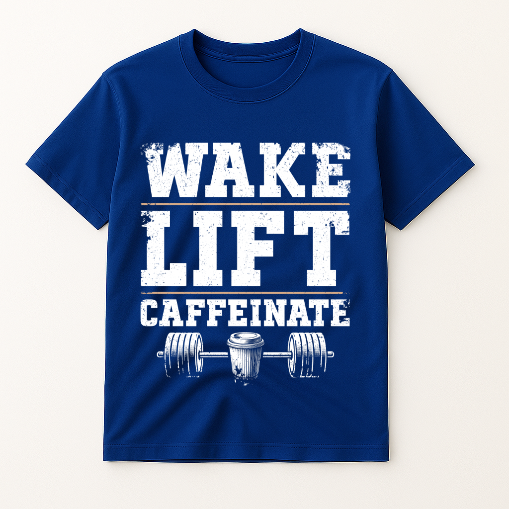 WAKE LIFT CAFFEINATE T-SHIRT