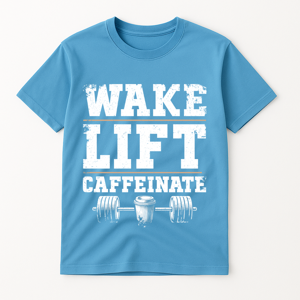 WAKE LIFT CAFFEINATE T-SHIRT