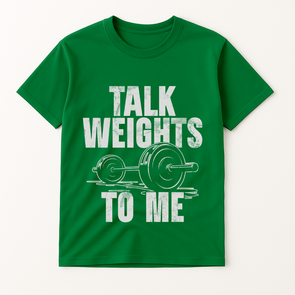 TALK WEIGTHS TO ME T-SHIRT