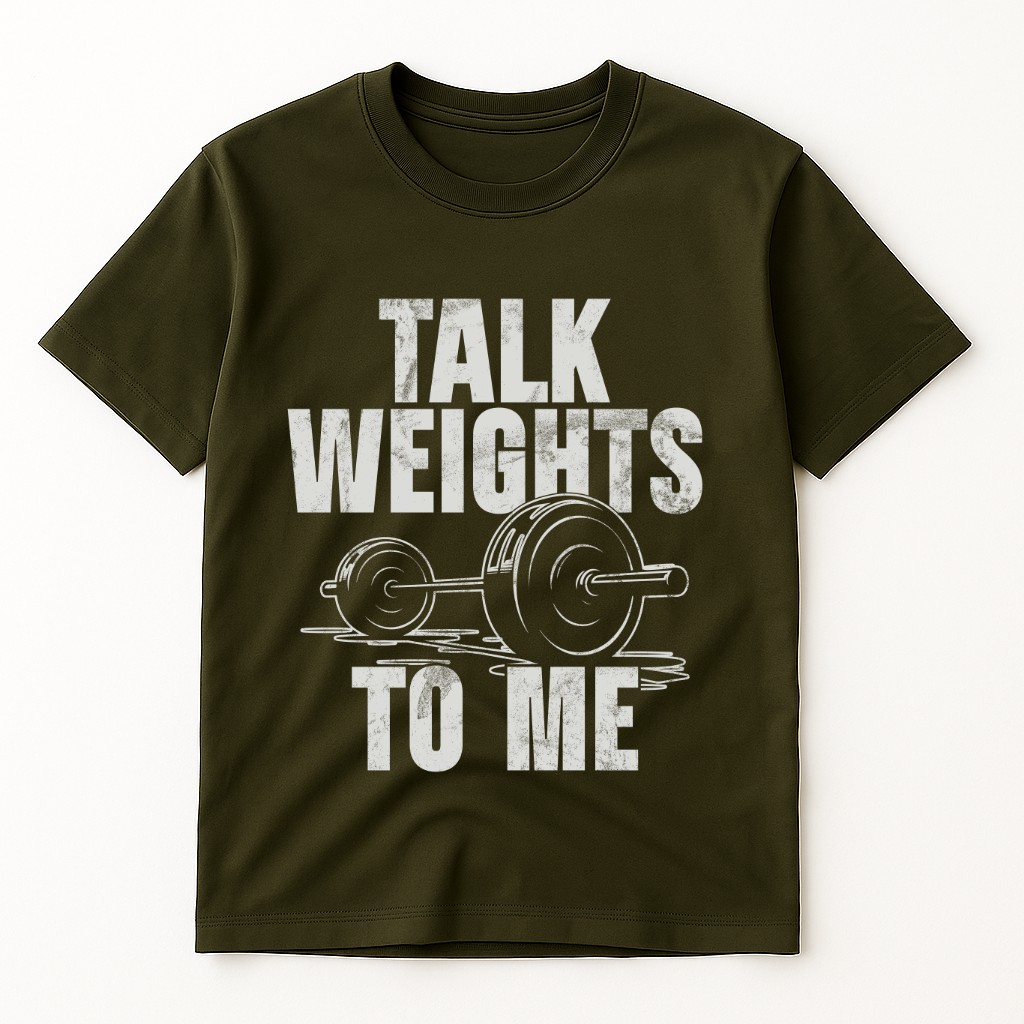 TALK WEIGTHS TO ME T-SHIRT