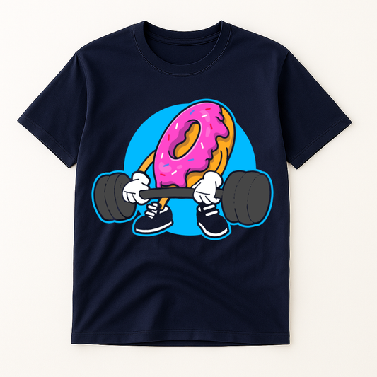 DONUT WEIGHTLIFTING T-SHIRT