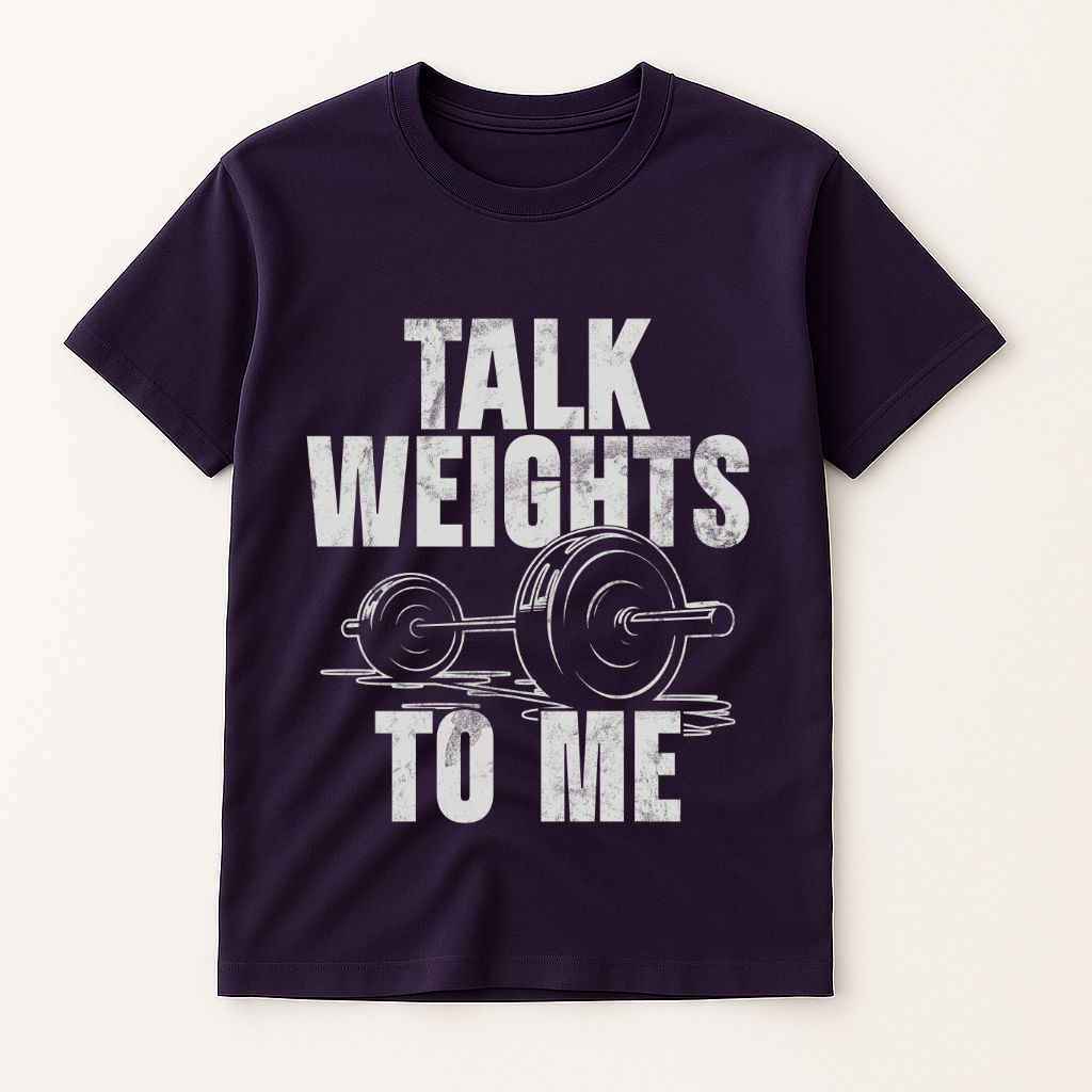 TALK WEIGTHS TO ME T-SHIRT