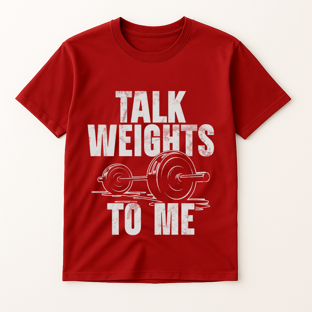 TALK WEIGTHS TO ME T-SHIRT