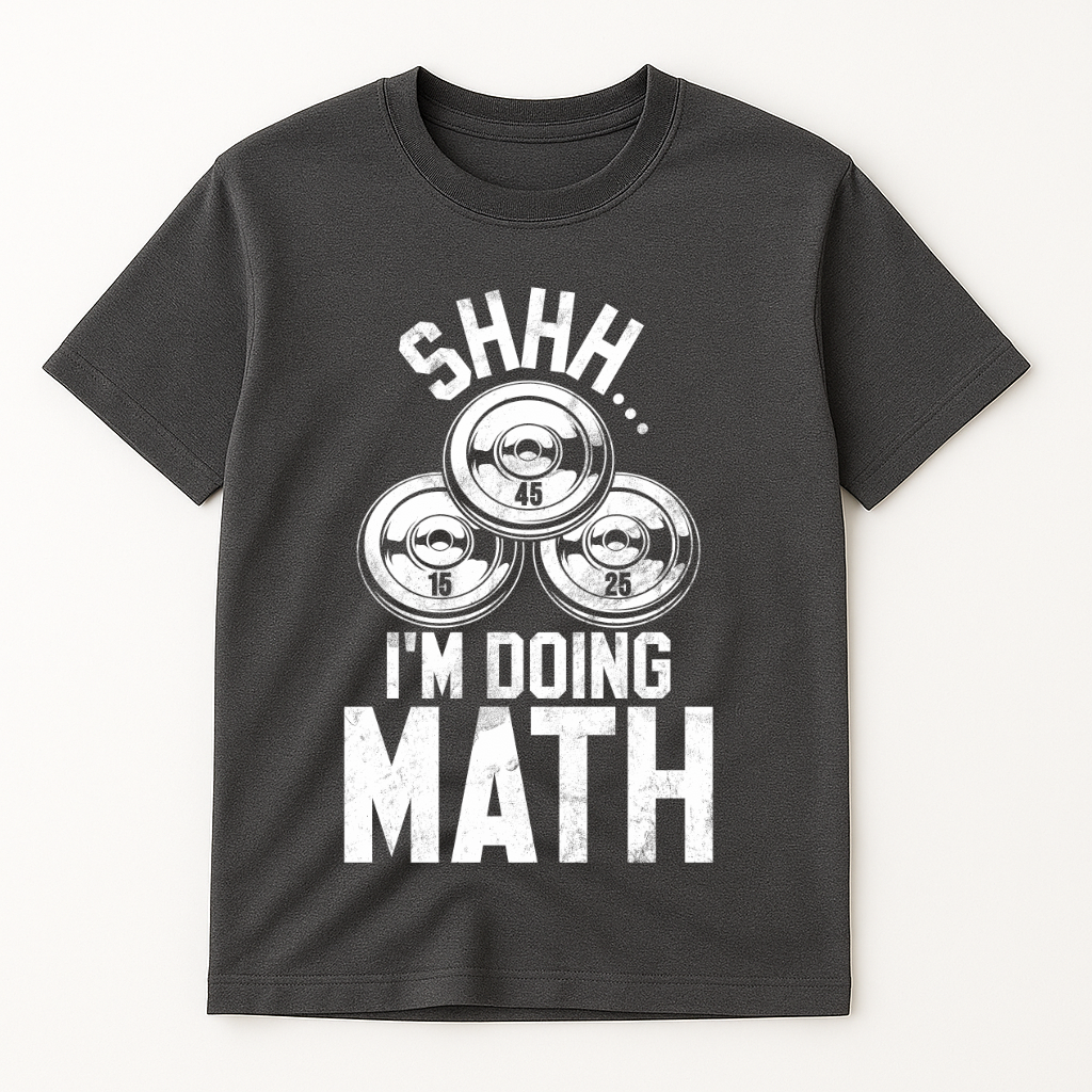 SHH... I'M DOING MATH T-SHIRT