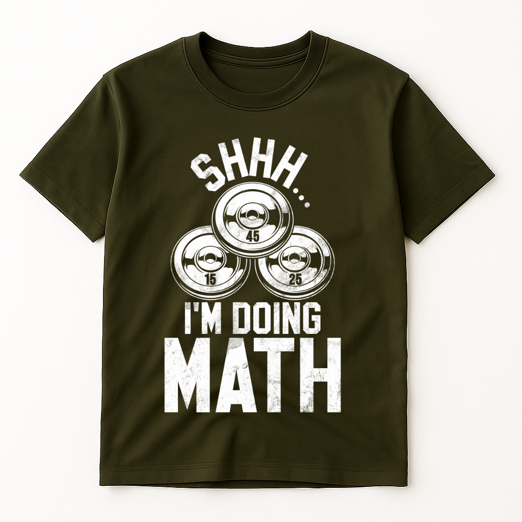 SHH... I'M DOING MATH T-SHIRT
