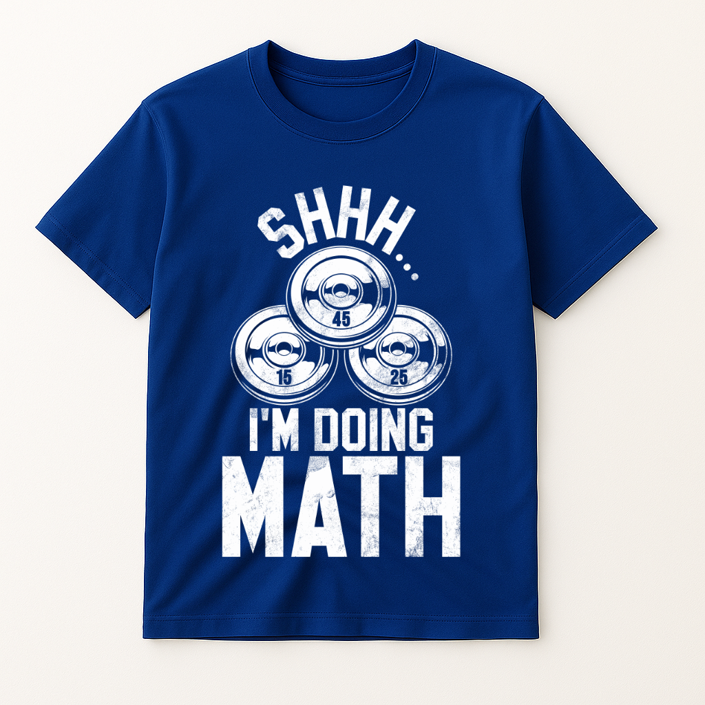 SHH... I'M DOING MATH T-SHIRT