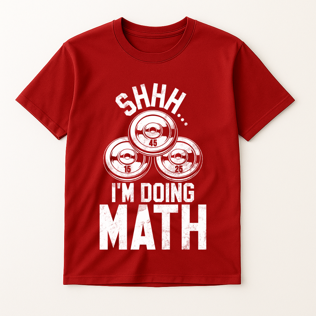 SHH... I'M DOING MATH T-SHIRT