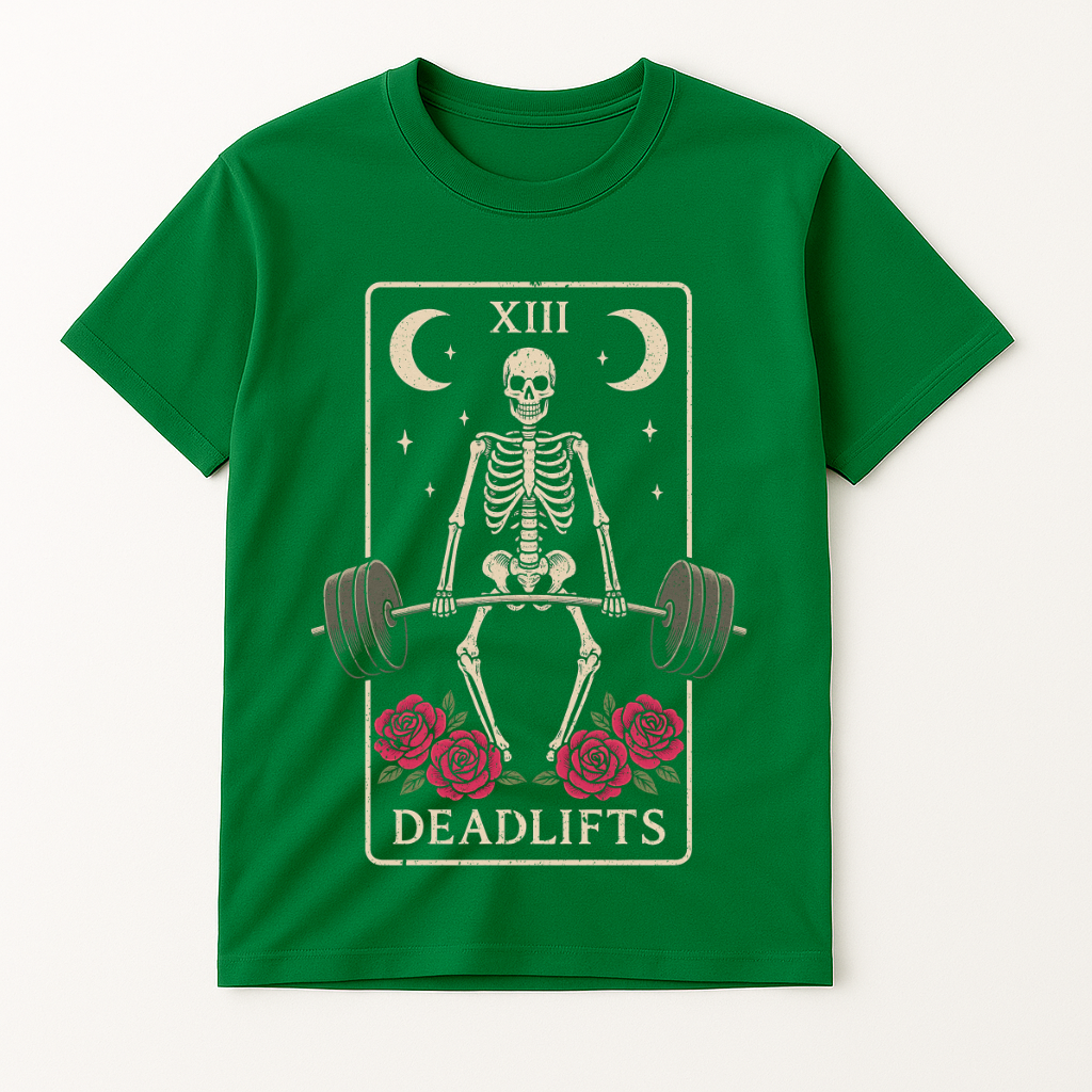 DEADLIFTS TAROT CARD T-SHIRT