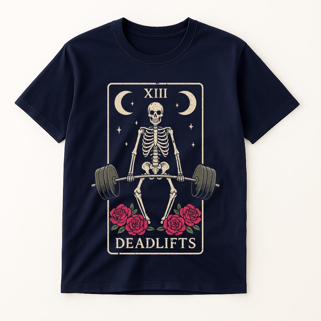 DEADLIFTS TAROT CARD T-SHIRT