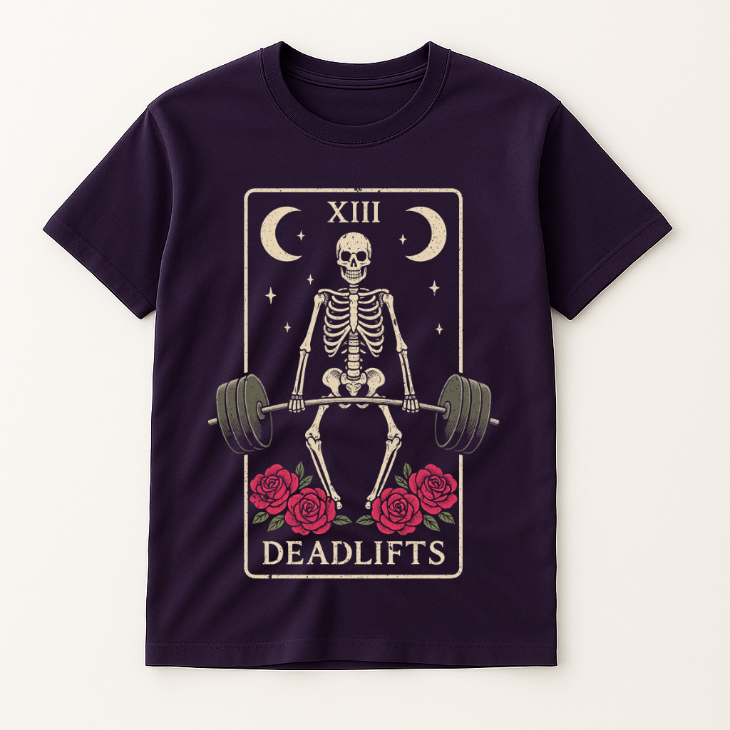 DEADLIFTS TAROT CARD T-SHIRT