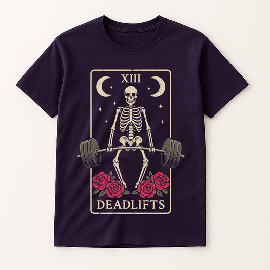 DEADLIFTS TAROT CARD T-SHIRT