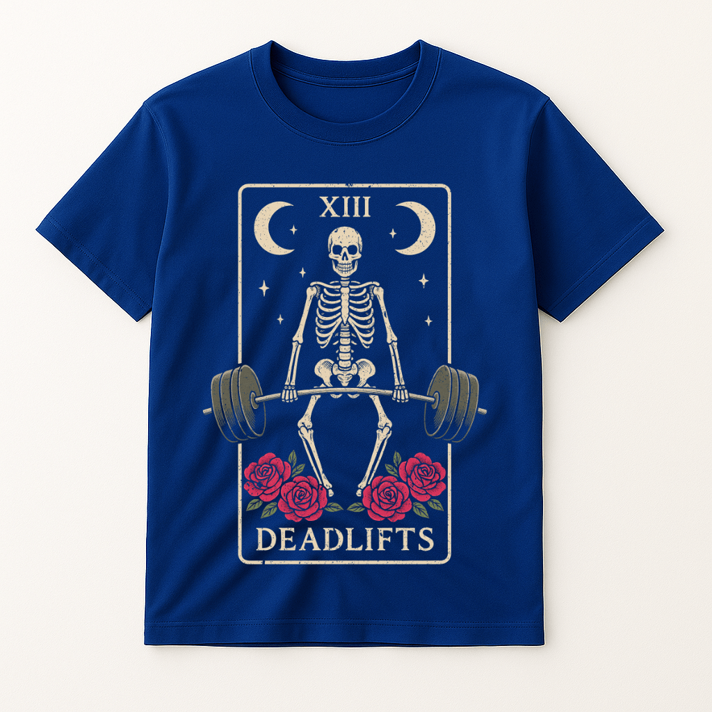 DEADLIFTS TAROT CARD T-SHIRT