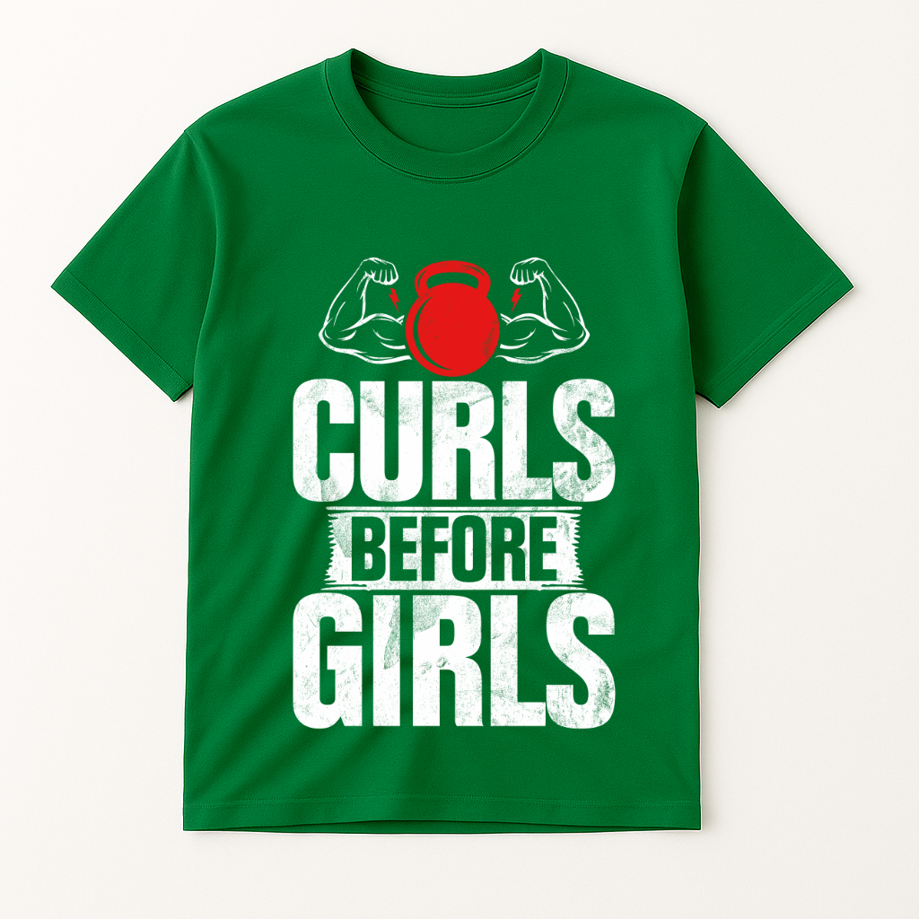 CURLS BEFORE GIRLS T-SHIRT