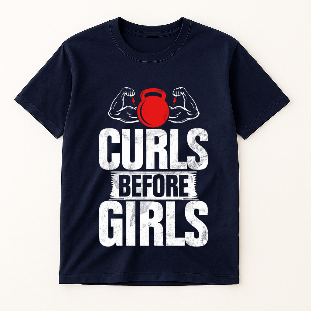 CURLS BEFORE GIRLS T-SHIRT