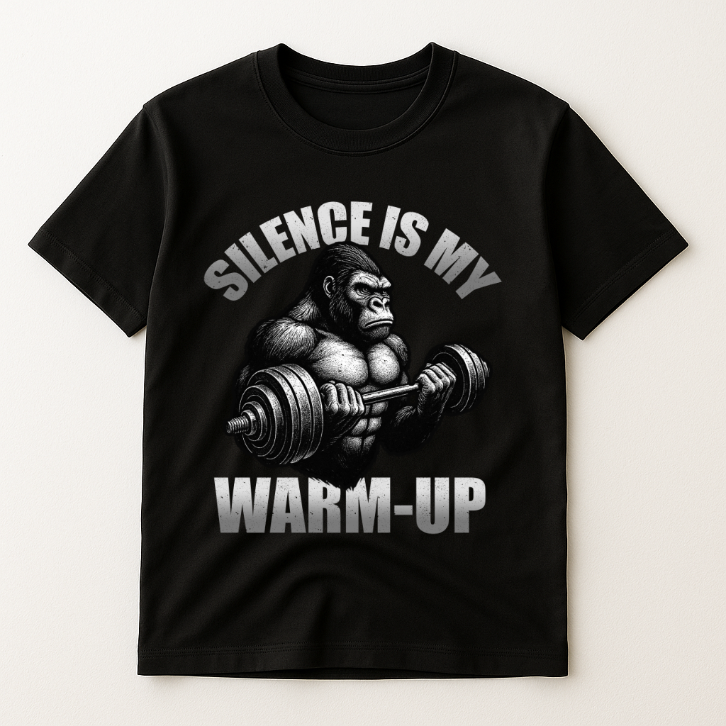 SILENCE IS MY WARM-UP T-SHIRT