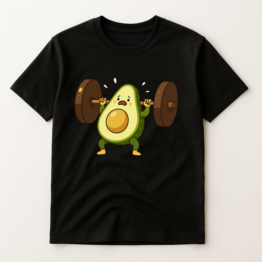 AVOCADO WEIGHTLIFTING T-SHIRT