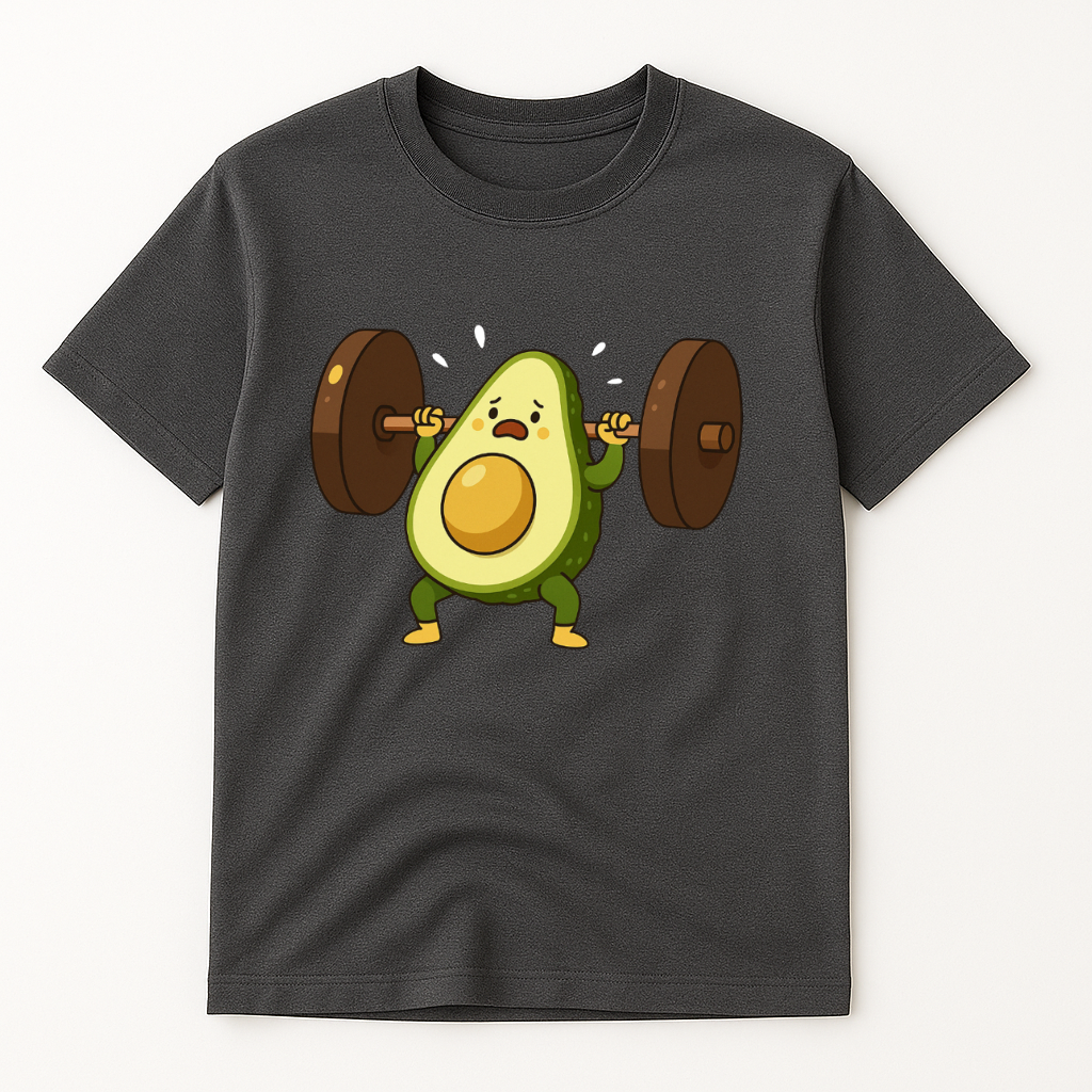 AVOCADO WEIGHTLIFTING T-SHIRT