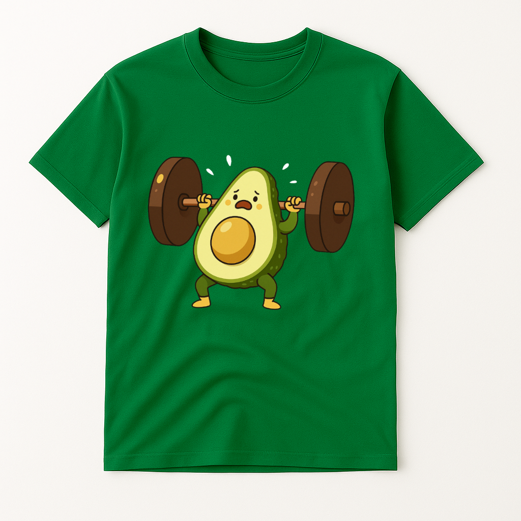 AVOCADO WEIGHTLIFTING T-SHIRT
