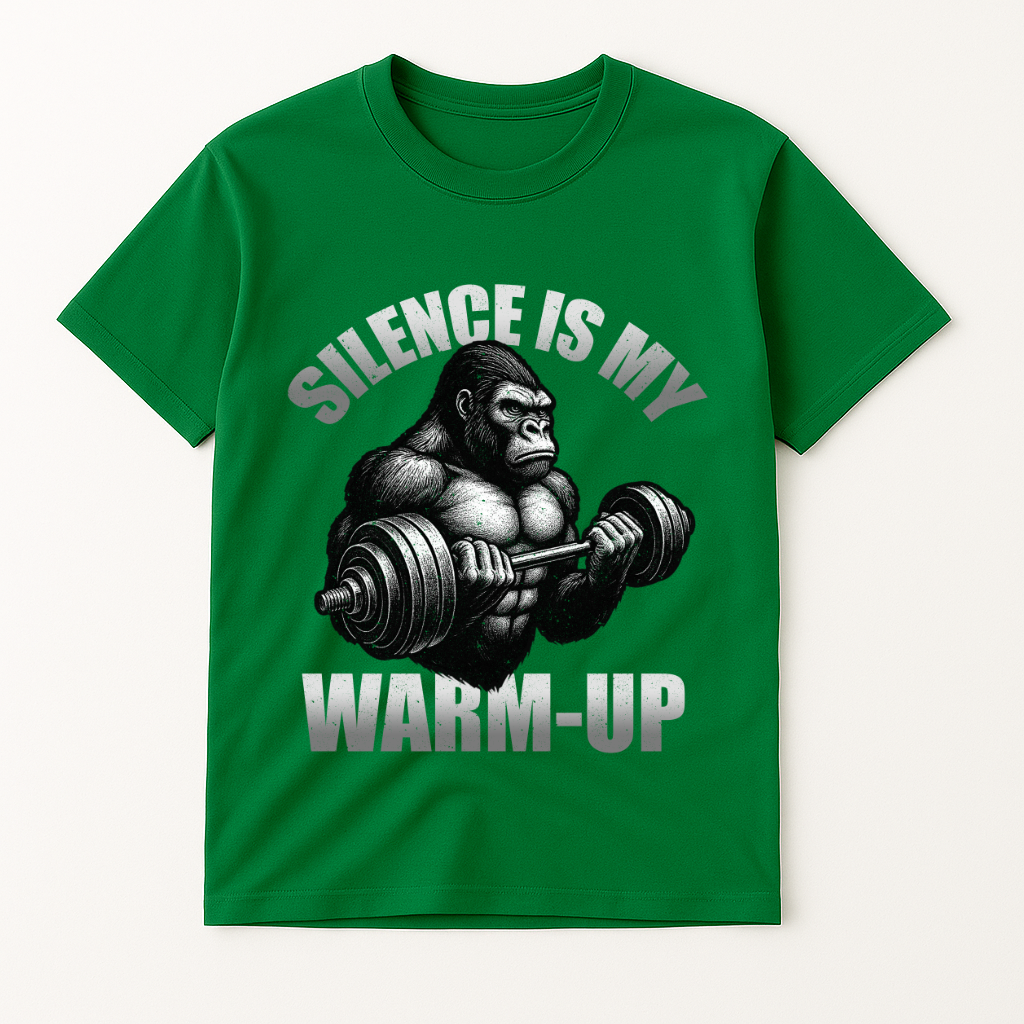 SILENCE IS MY WARM-UP T-SHIRT