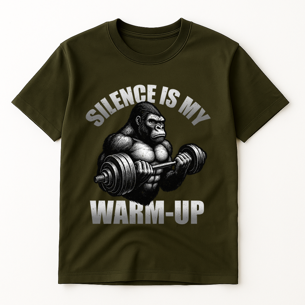 SILENCE IS MY WARM-UP T-SHIRT