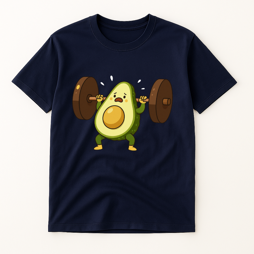 AVOCADO WEIGHTLIFTING T-SHIRT