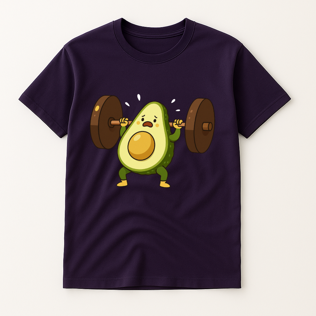 AVOCADO WEIGHTLIFTING T-SHIRT