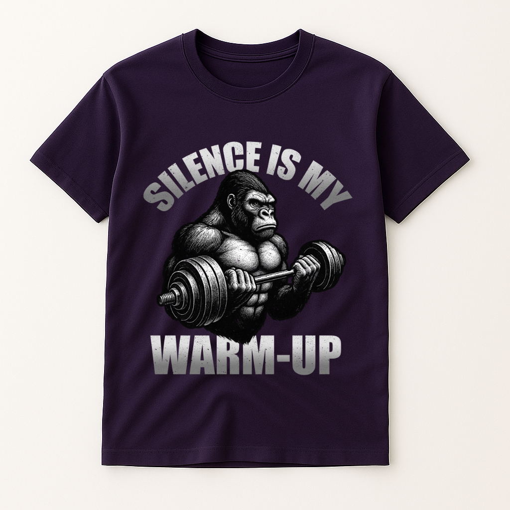SILENCE IS MY WARM-UP T-SHIRT