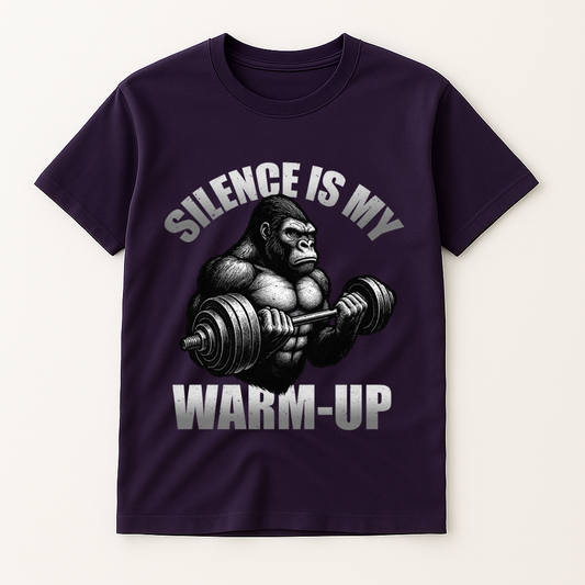 SILENCE IS MY WARM-UP T-SHIRT