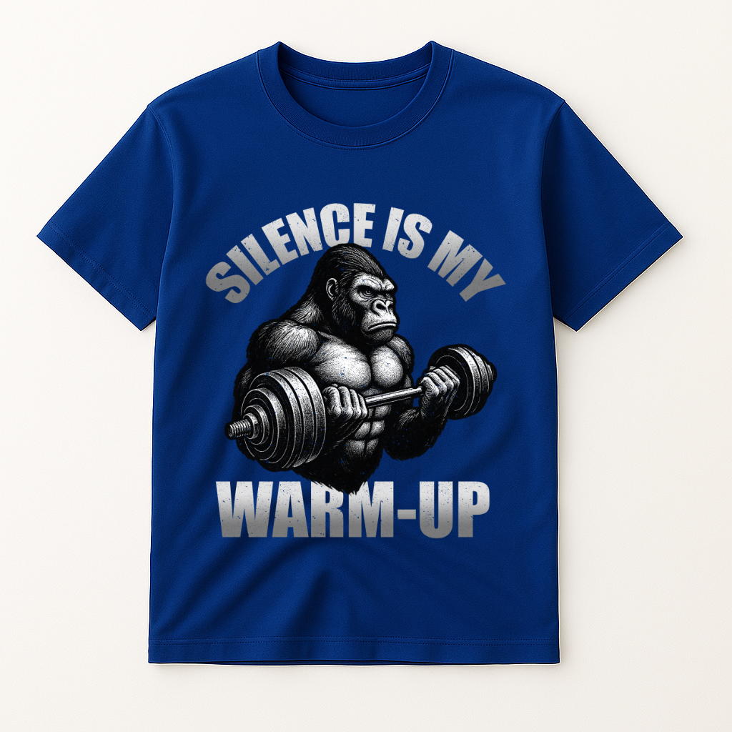 SILENCE IS MY WARM-UP T-SHIRT