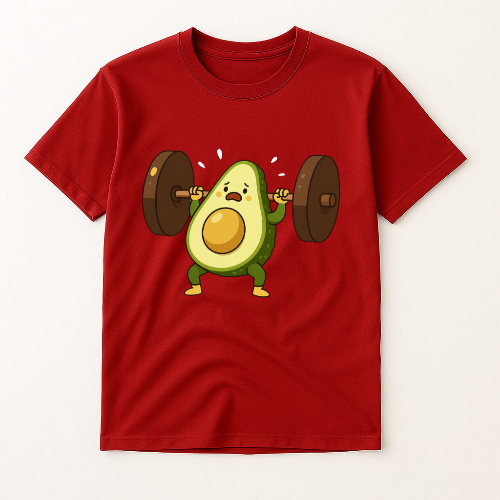 AVOCADO WEIGHTLIFTING T-SHIRT