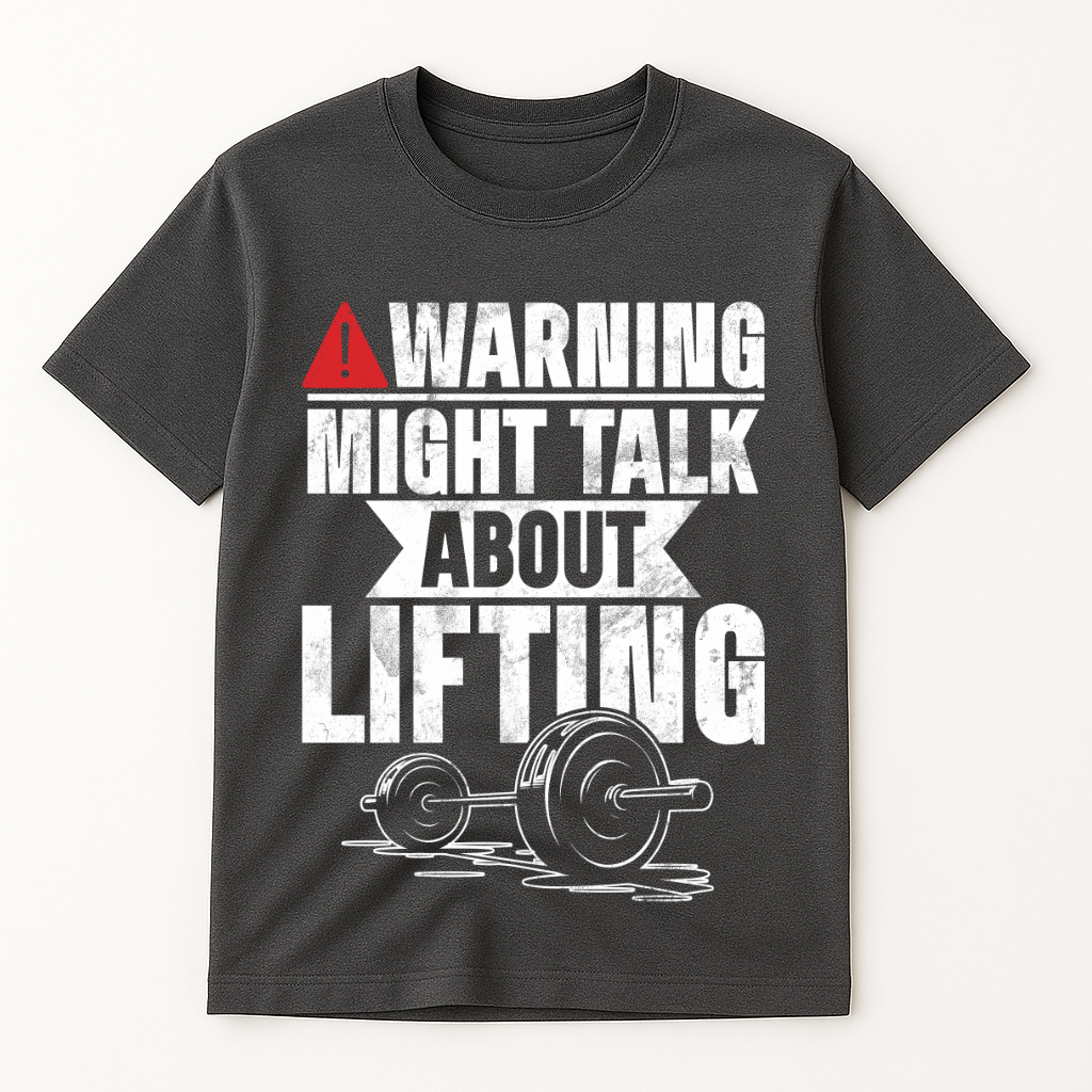 WARNING NIGHT TALK ABOUT LIFTING T-SHIRT
