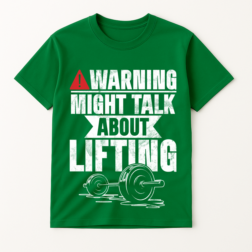 WARNING NIGHT TALK ABOUT LIFTING T-SHIRT