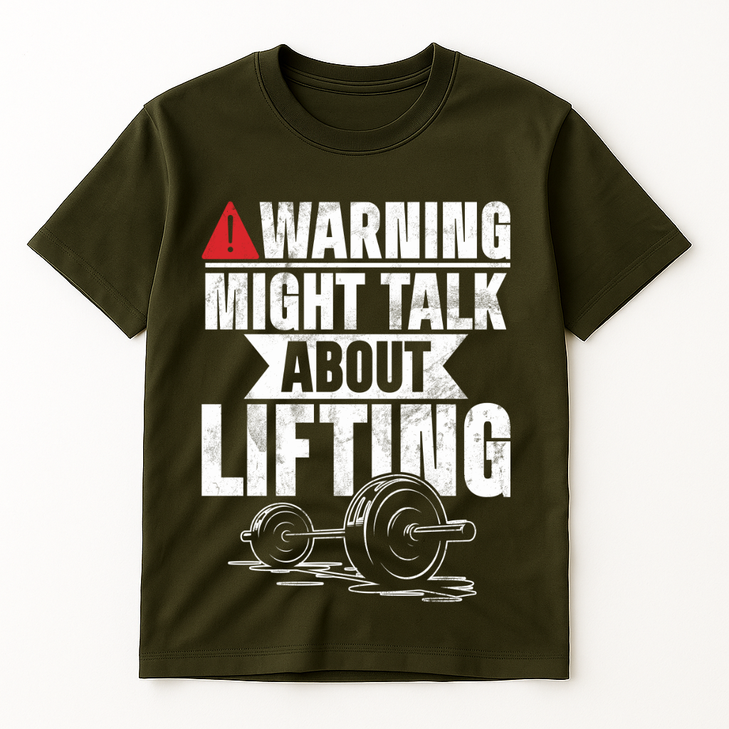 WARNING NIGHT TALK ABOUT LIFTING T-SHIRT