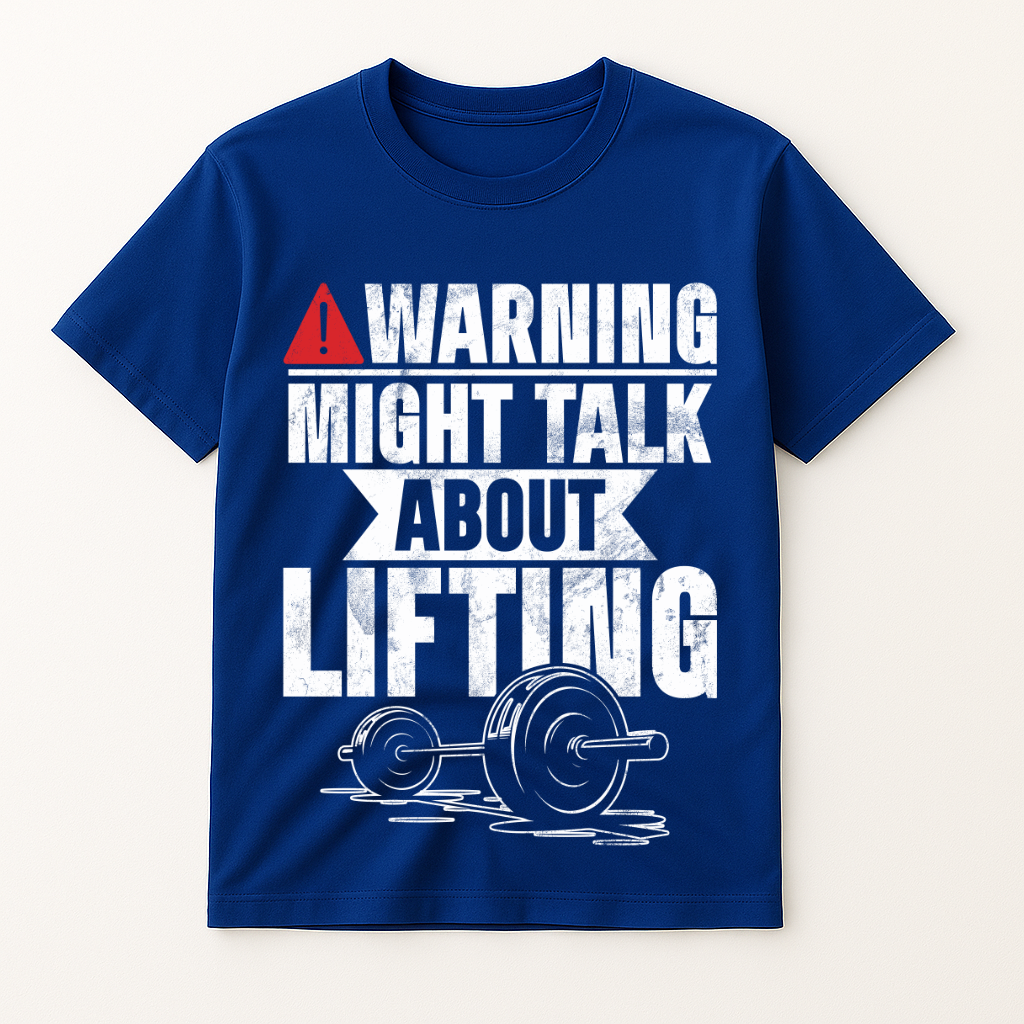 WARNING NIGHT TALK ABOUT LIFTING T-SHIRT