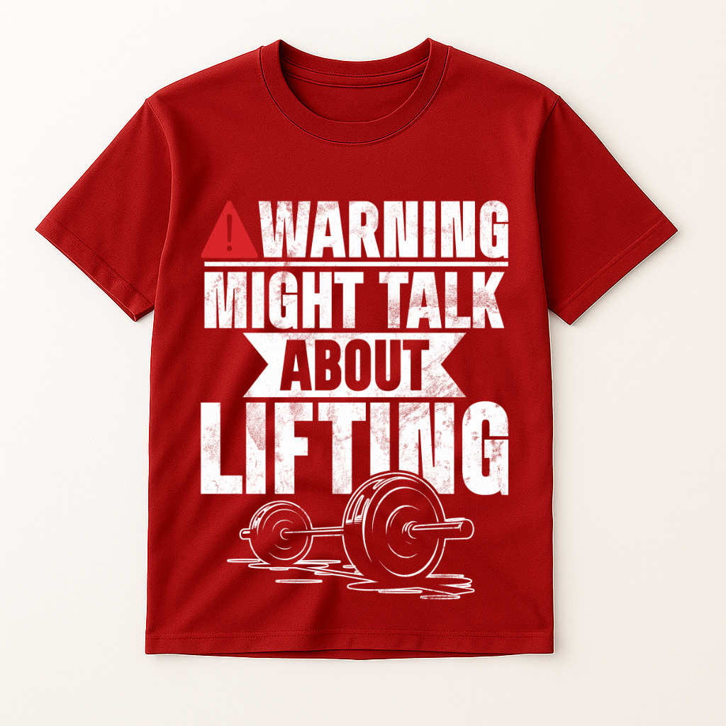 WARNING NIGHT TALK ABOUT LIFTING T-SHIRT