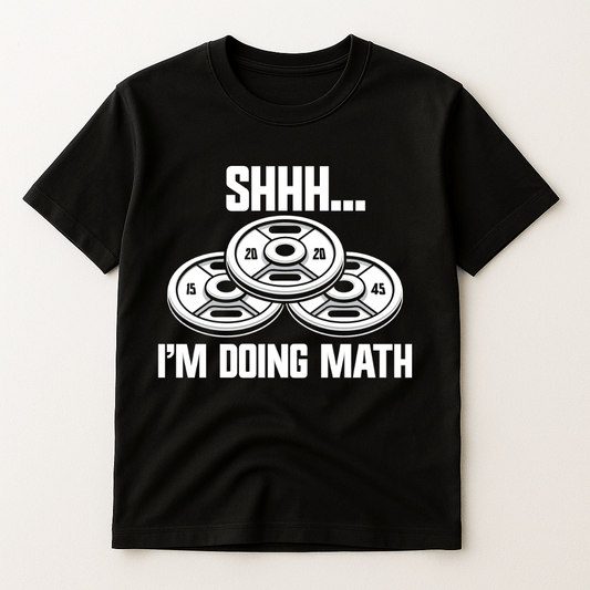 SHHH... I'M DOING MATH T-SHIRT