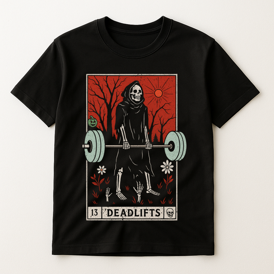TAROT CARD DEADLIFT T-SHIRT