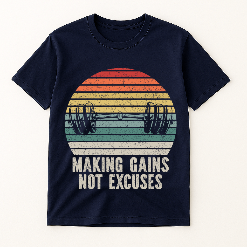 MAKING GAINS NOT EXCUSES T-SHIRT