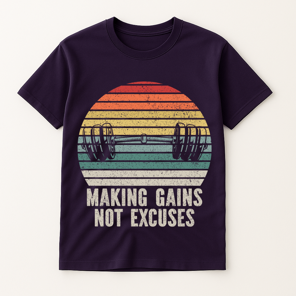 MAKING GAINS NOT EXCUSES T-SHIRT