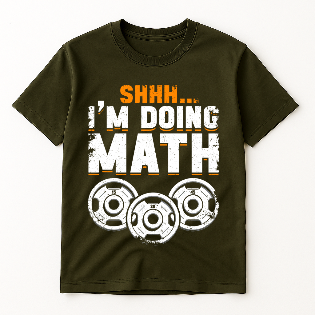 SHHH... I'M DOING MATH T-SHIRT