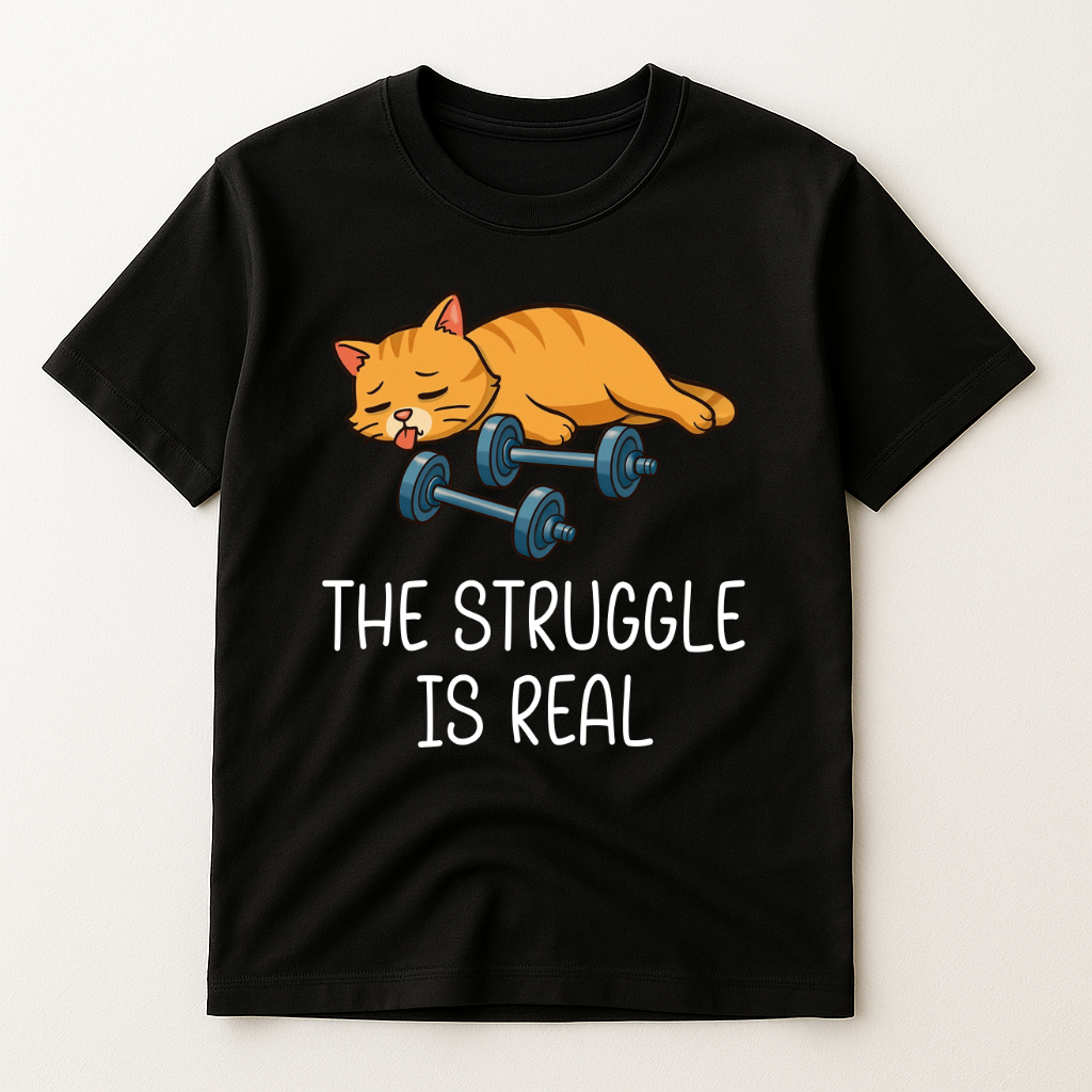 THE STRUGGLE IS REAL T-SHIRT