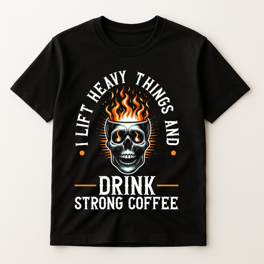 COFFEE AND GYM T-SHIRT