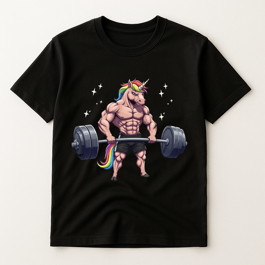 BARBELL UNICORN T-SHIRT
