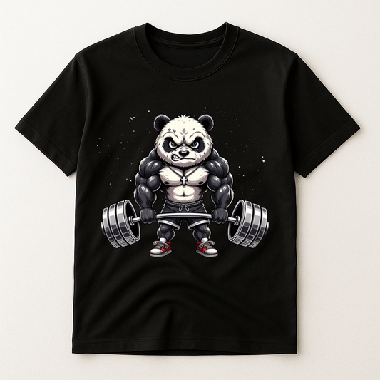 PANDA WEIGHTLIFTING T-SHIRT