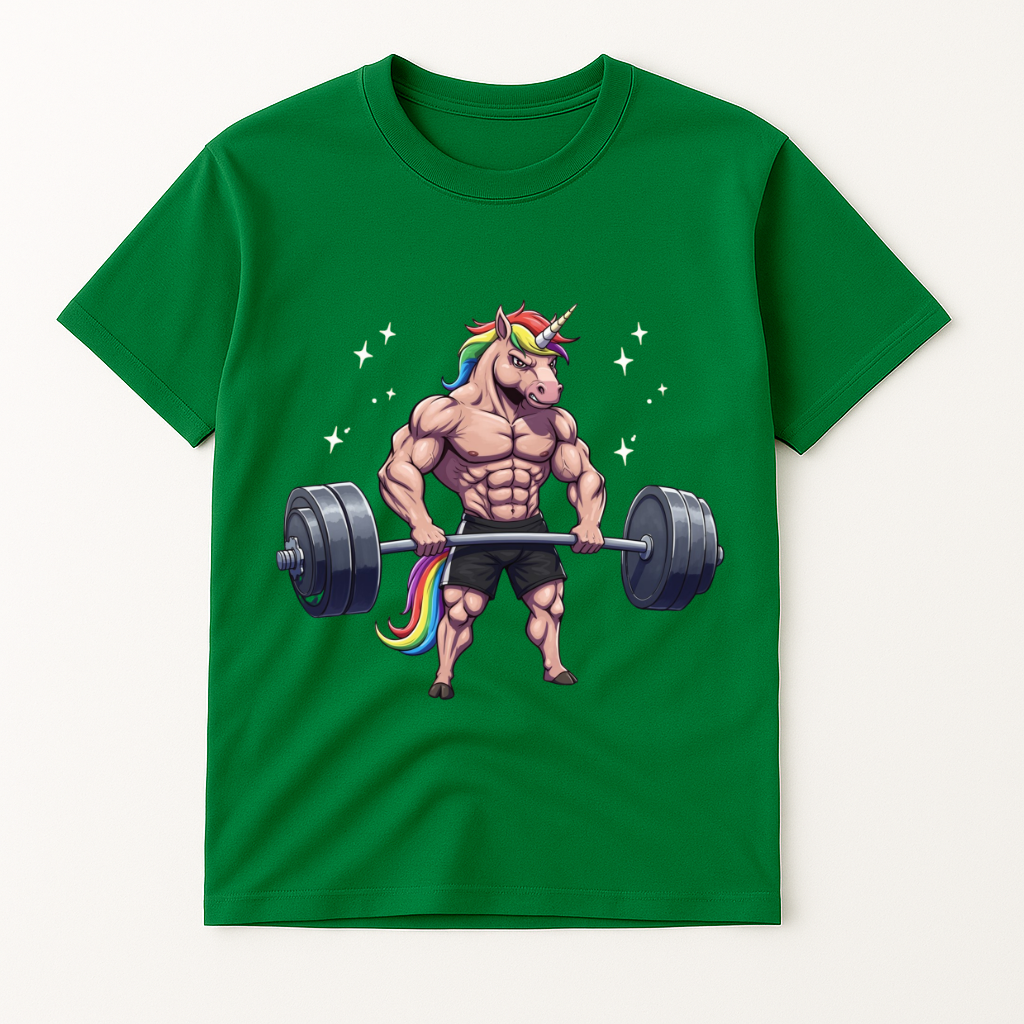 BARBELL UNICORN T-SHIRT
