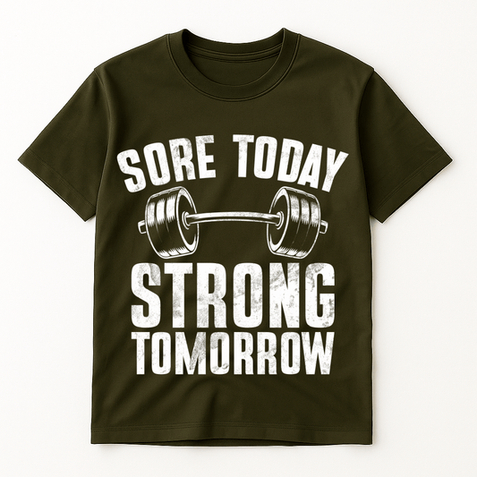 SORE TODAY STRONG TOMORROW T-SHIRT
