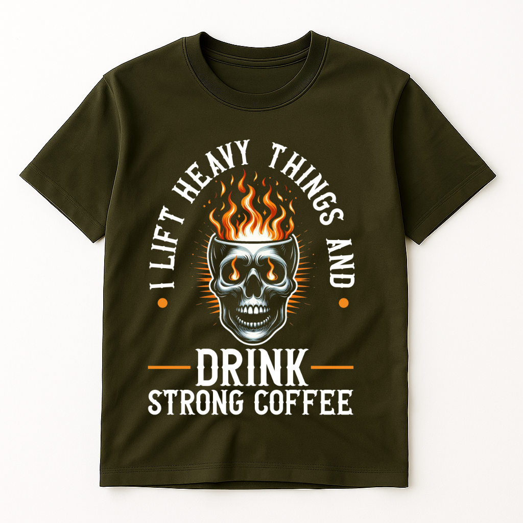 COFFEE AND GYM T-SHIRT