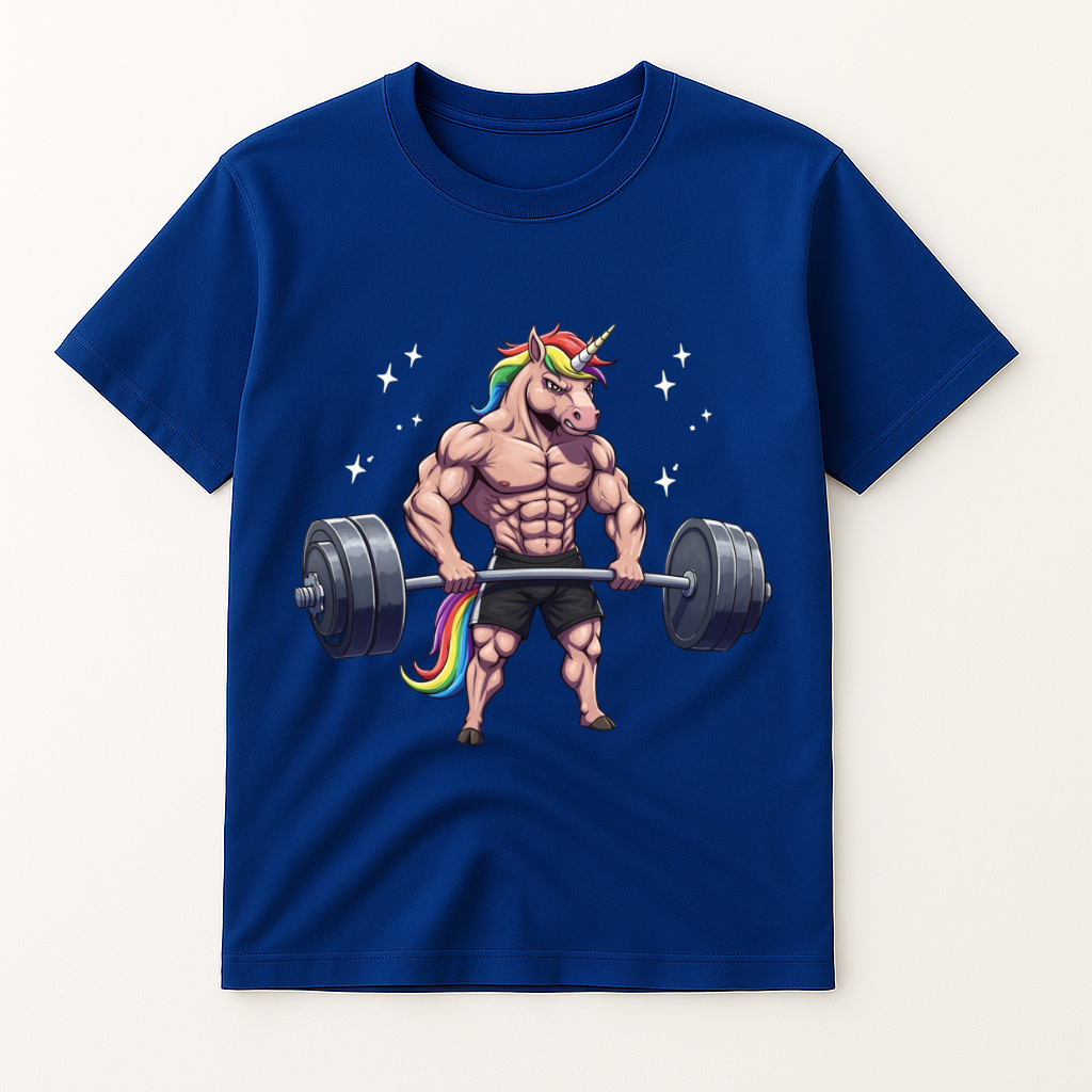 BARBELL UNICORN T-SHIRT